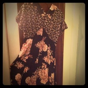 1980's vintage express dress